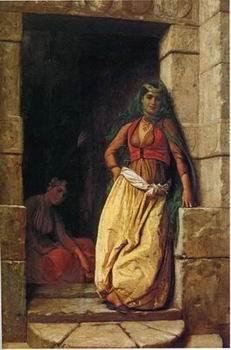 unknow artist Arab or Arabic people and life. Orientalism oil paintings 611 oil painting image